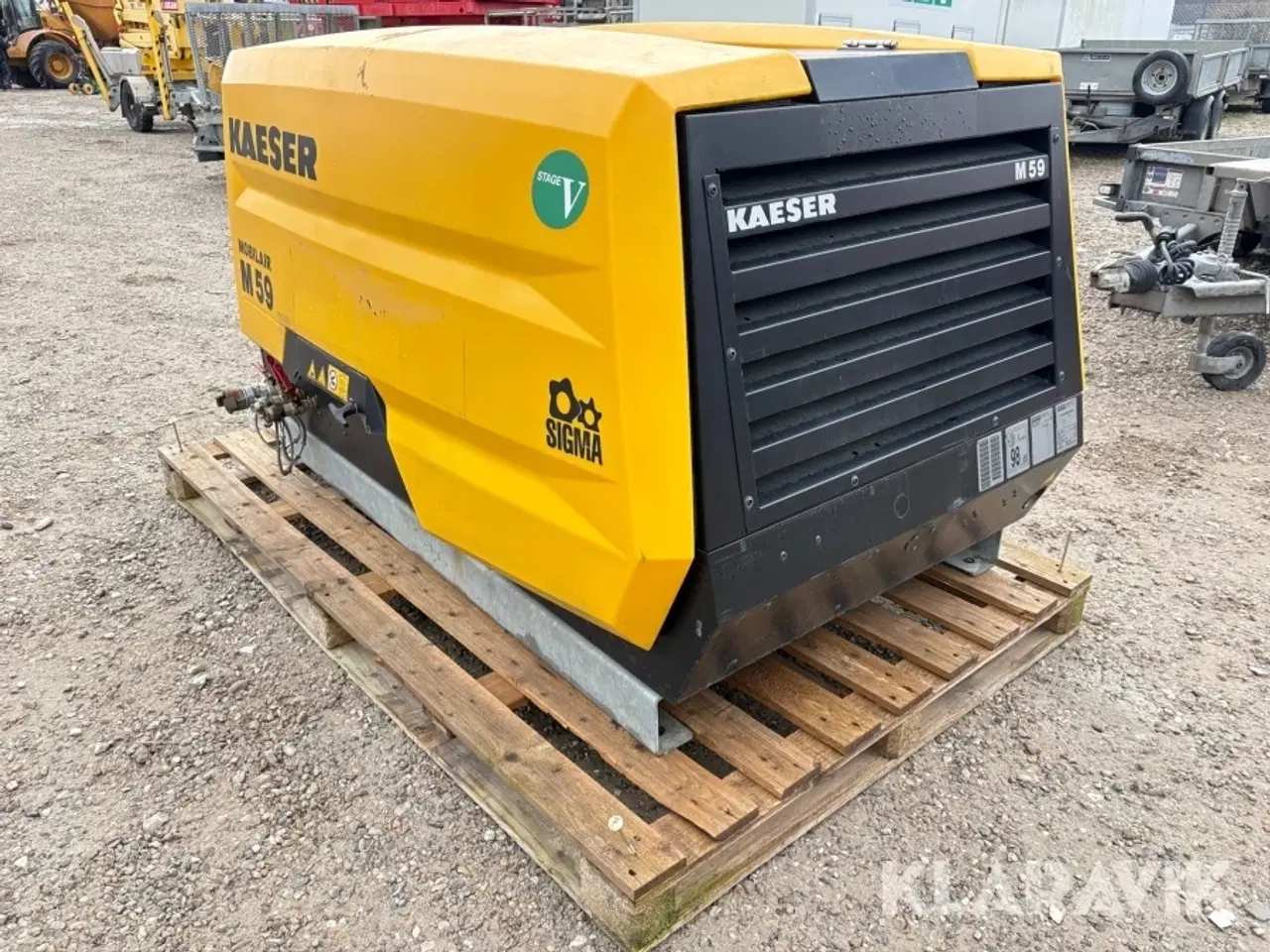 Billede 4 - Mobil skruekompressor Kaeser M59 PE