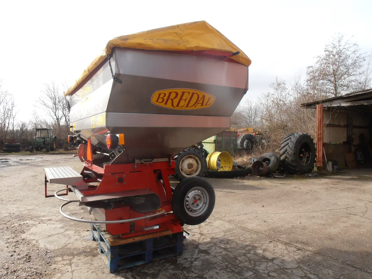 Billede 4 - Bredal F2 Gødningsspreder rustfri . 