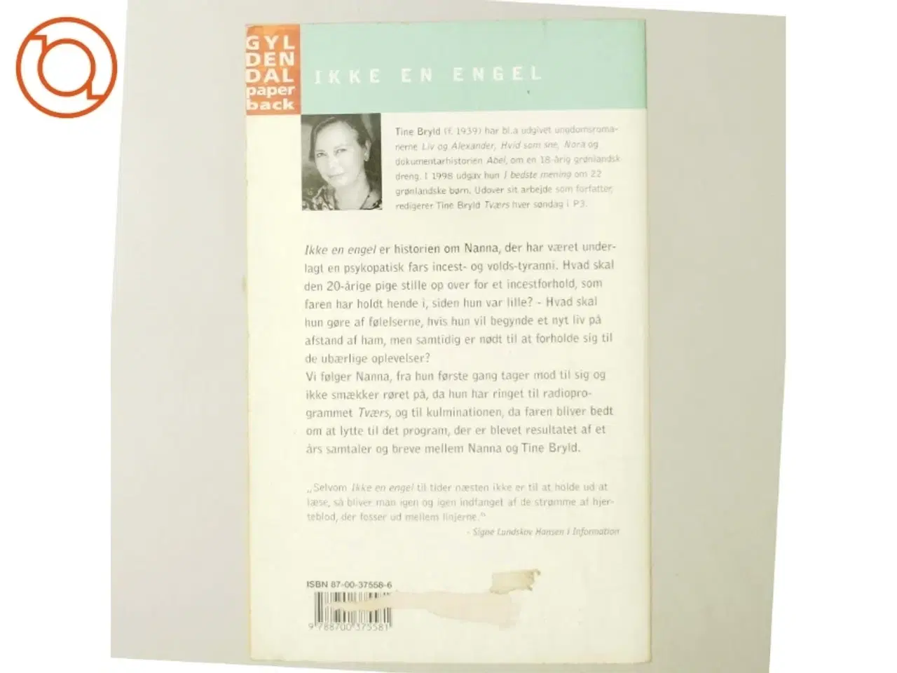 Billede 3 - Ikke en engel af Tine Bryld (Bog)