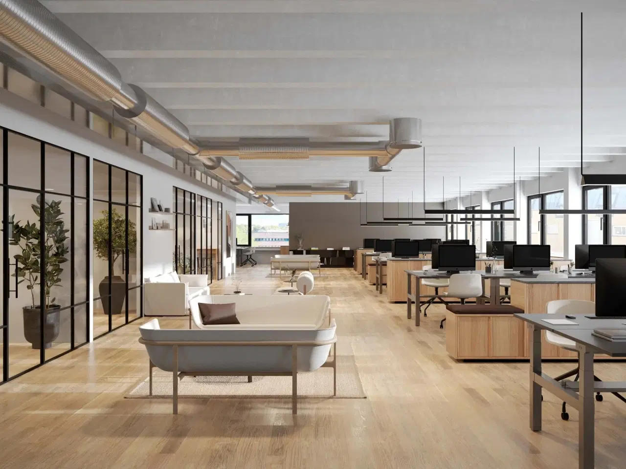 Billede 2 - Stort og moderne New-Yorker kontorlejemål velbeliggende i PODIUM centeret.