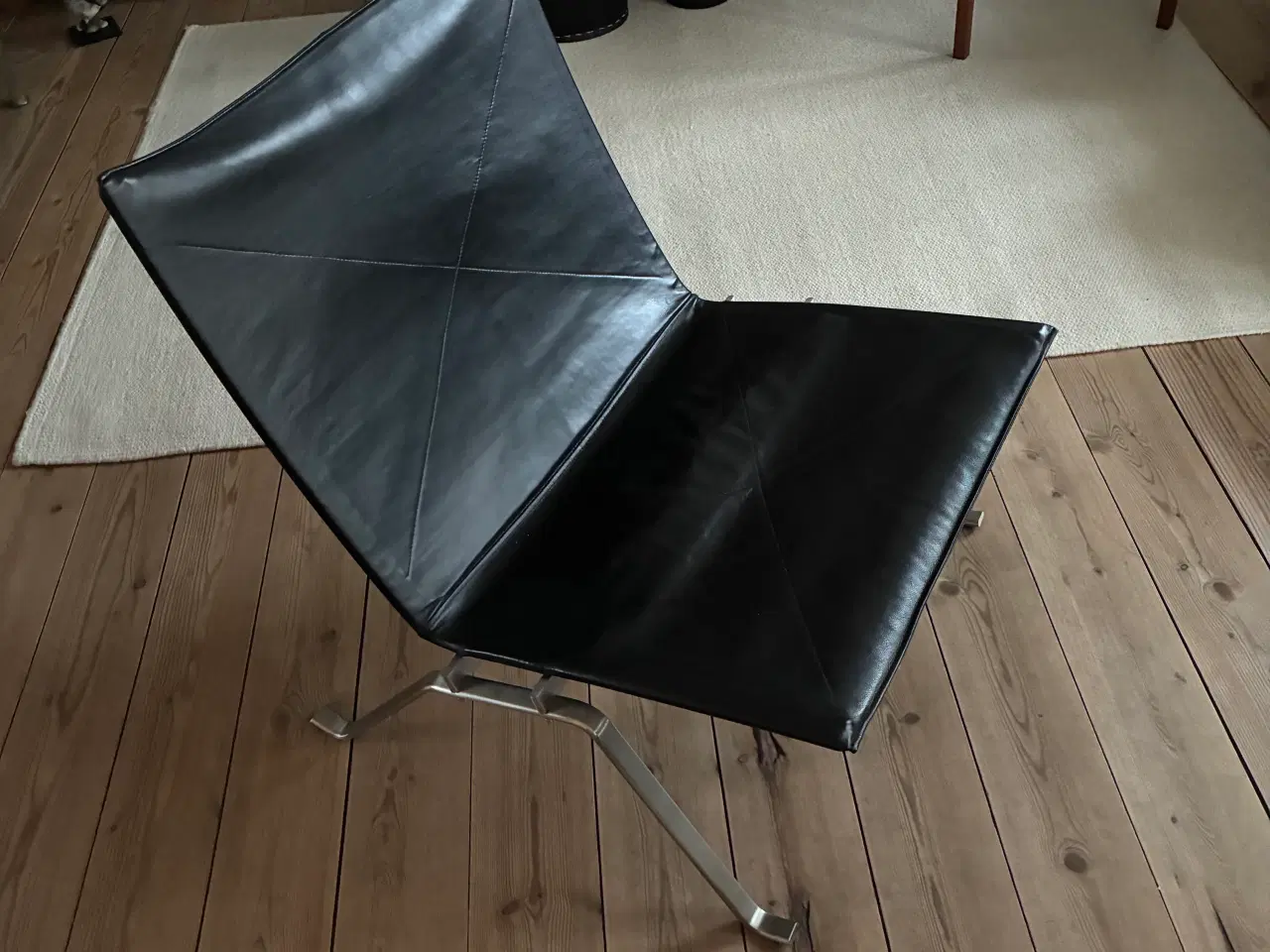 Billede 1 - Læderstol fin stand