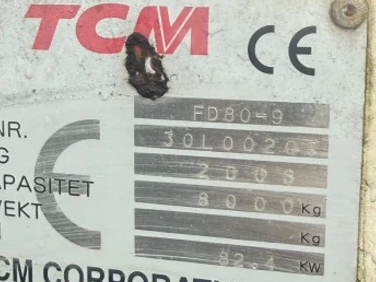 Billede 5 - 8tons gaffeltruck