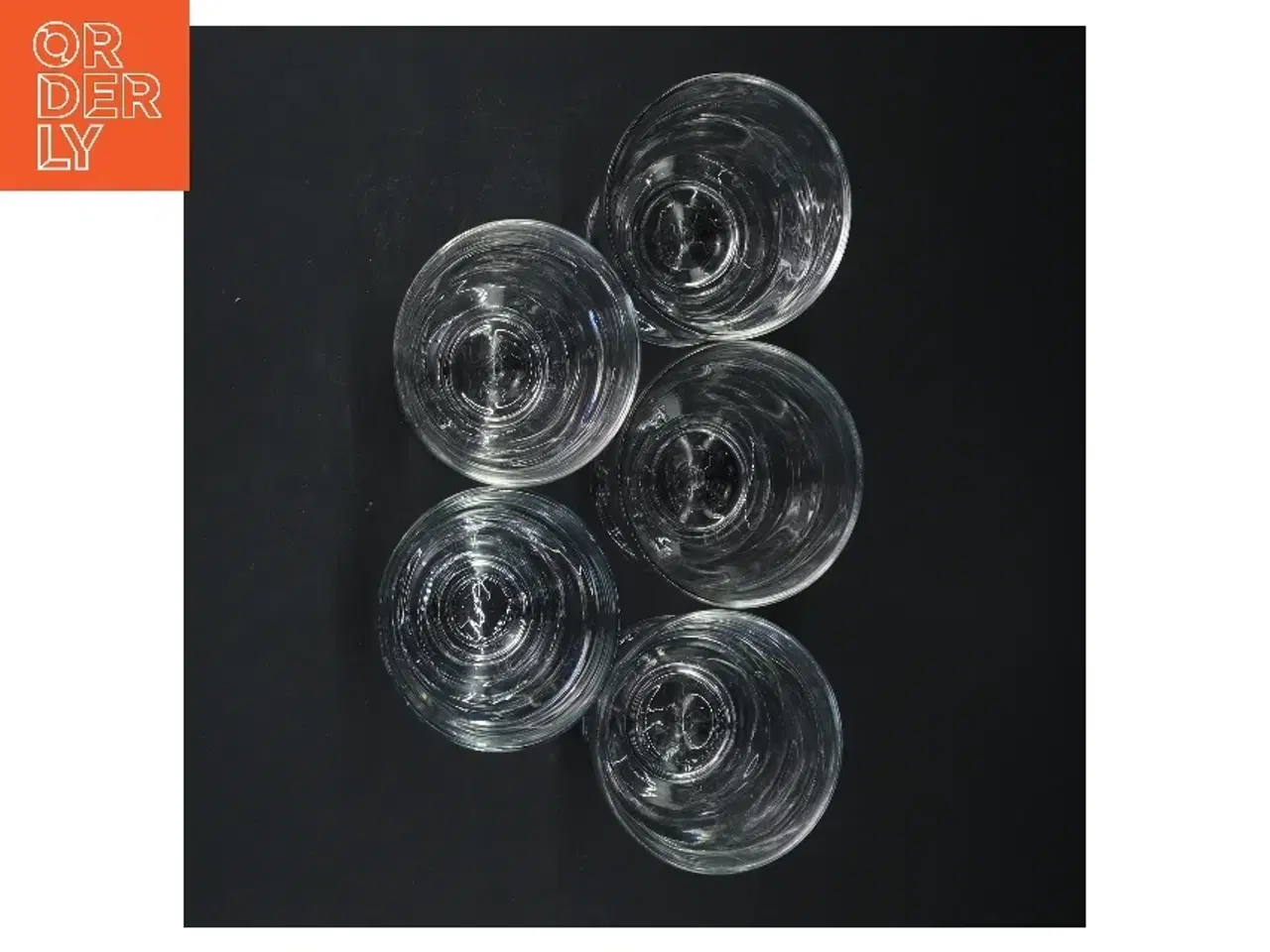 Billede 2 - Sæt med 5 glas (str. 11,5x7,5 cm, 5 styk cm)