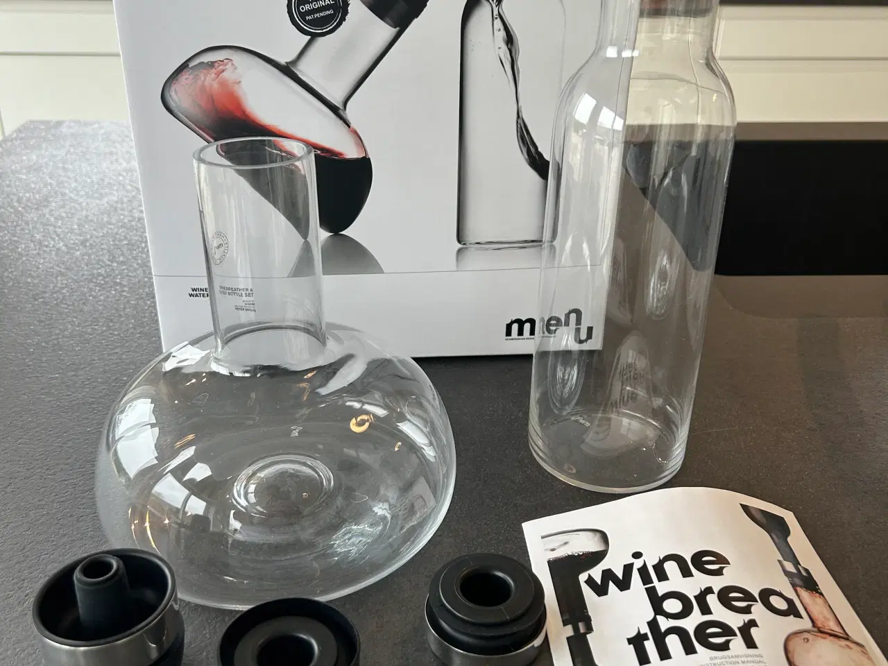 Billede 1 - Menu vin og vandkaraffel