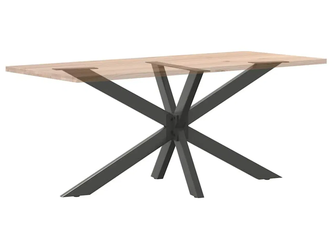 Billede 6 - Spisebordben edderkopformet antracit 150x78x(72-73) cm stål