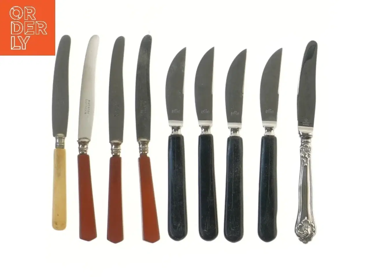 Billede 1 - Sæt af gamle knive (str. 16,5-17,5 cm)