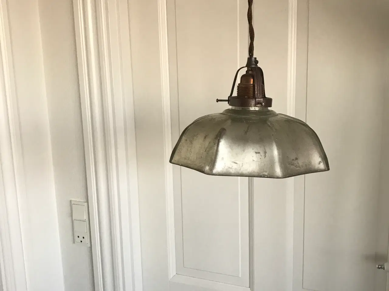 Billede 1 - Loftlampe “fattigmands sølv”