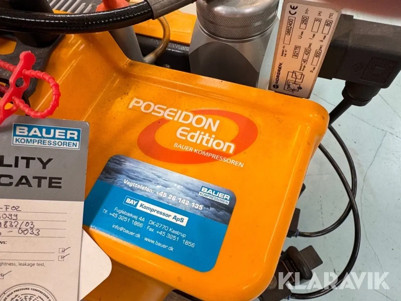 Billede 9 - Kompressorer Bauer PE100-TE-F02 Poseidon Edition