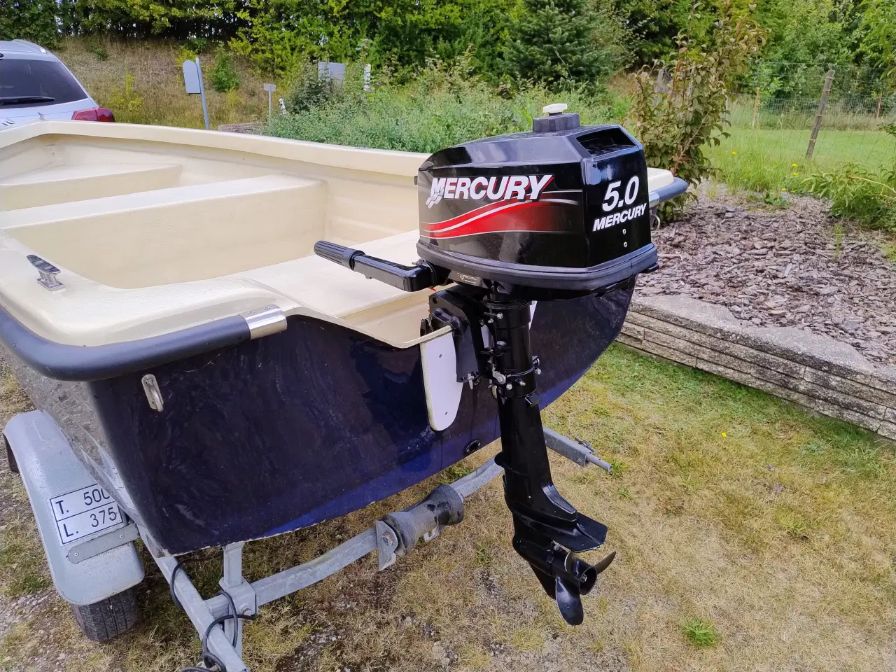 Billede 3 - Jolle motor og trailer.