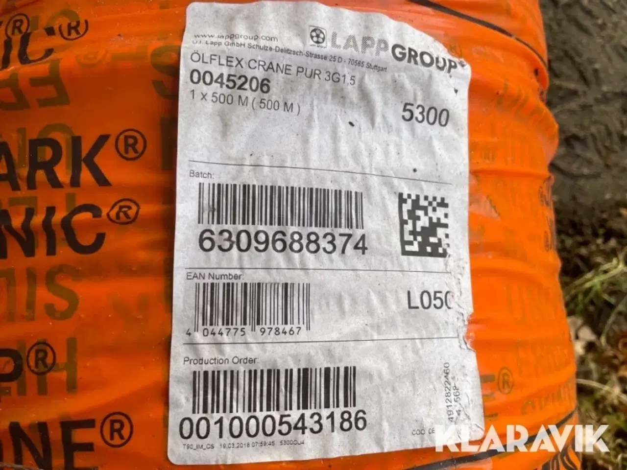 Billede 3 - Installationskabel Ölfex