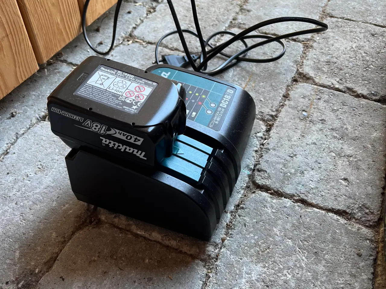 Billede 4 - Makita 18V plæneklipper – inkl. batteri og lader