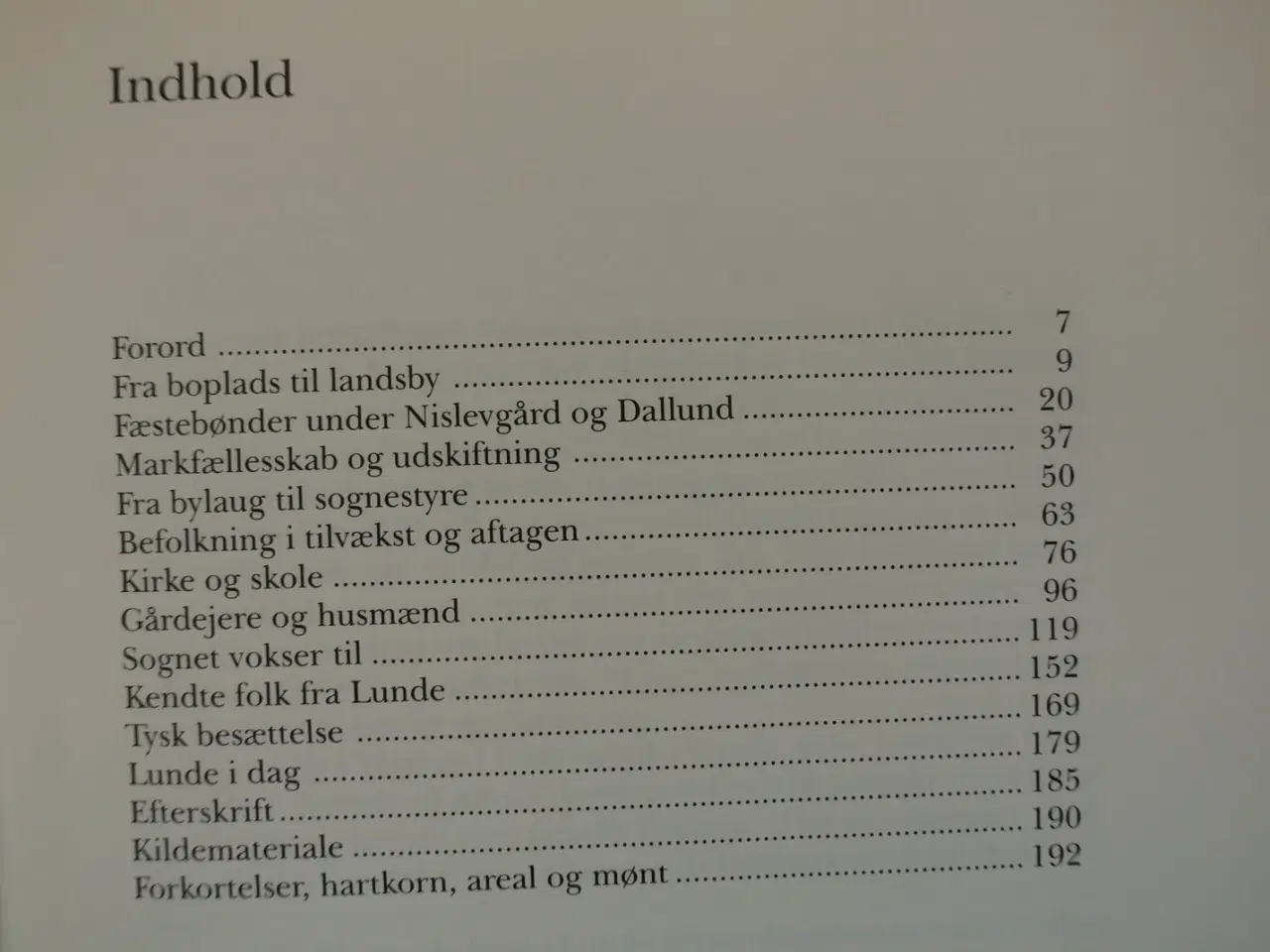 Billede 2 - træk af lunde sogns historie, af hans henrik jacob