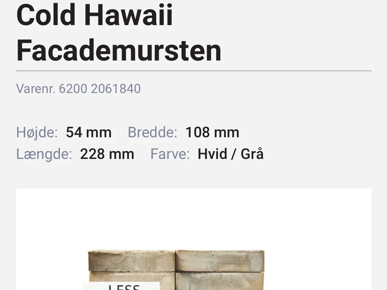 Billede 3 - Mursten