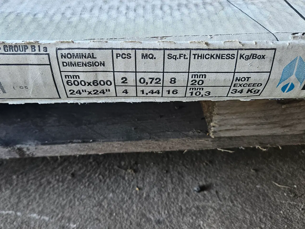 Billede 4 - Gulv- og vægklinke Grå 60x60x2 cm
