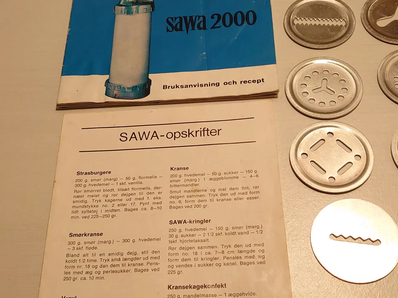 Billede 3 - Vintage Sawa 2000 de luxe kagepresse/bollesprøjte.