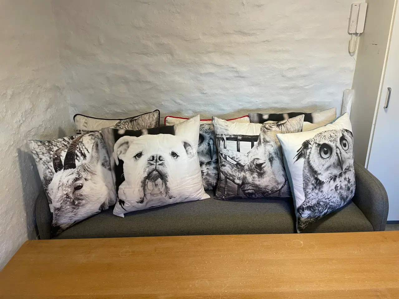 Billede 1 - Puder med dyremotiv