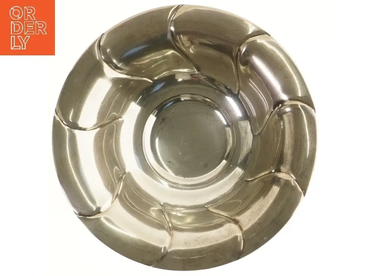 Billede 3 - Sølvskål med dekorative detaljer (str. Ø 25,5 cm)