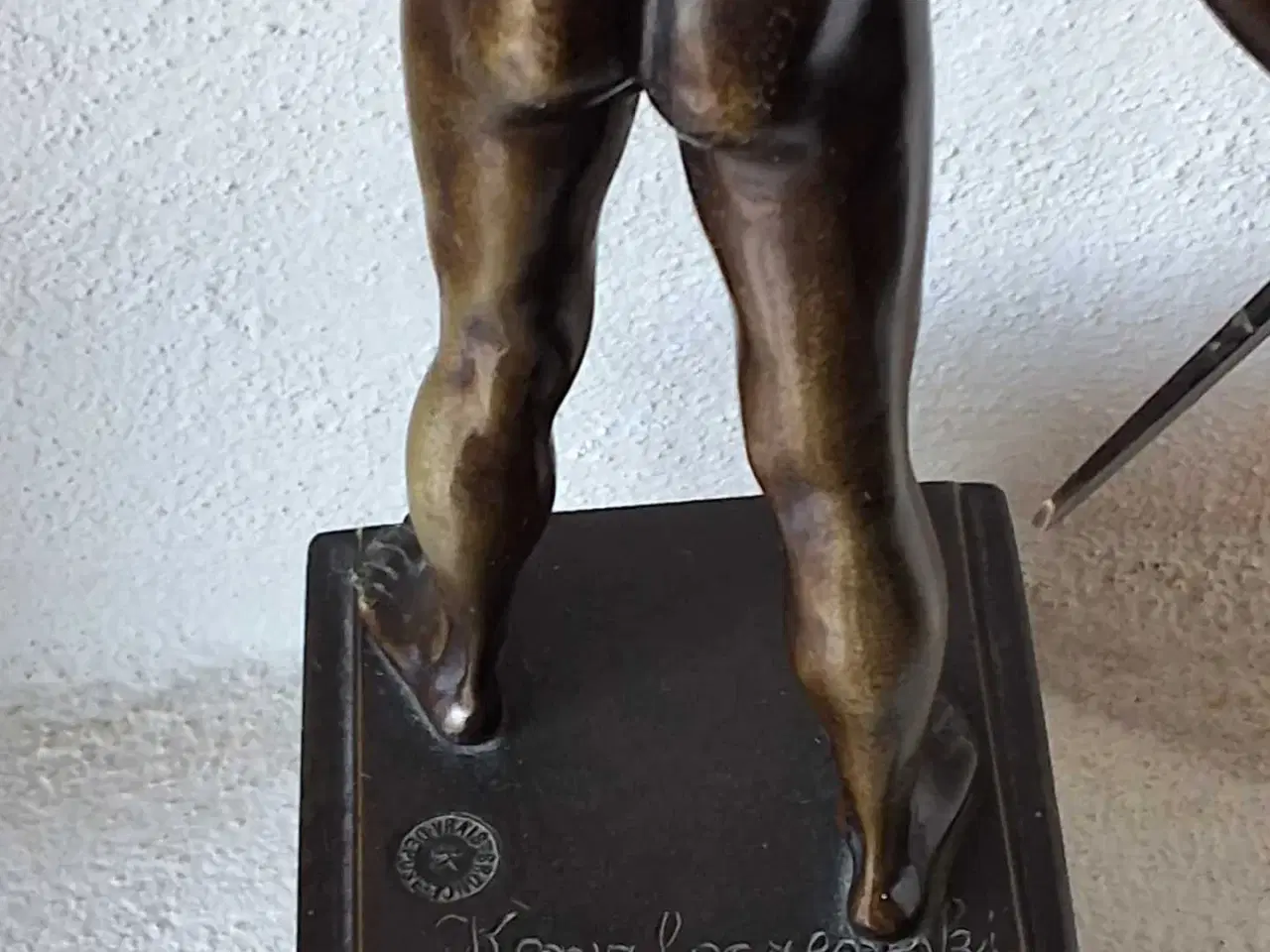 Billede 3 - Bronzefigur "VINDEREN"  af Paul Ludwig Kowalczewsk