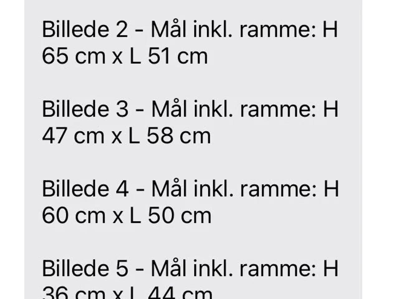 Billede 2 - Malerier med guldrammer