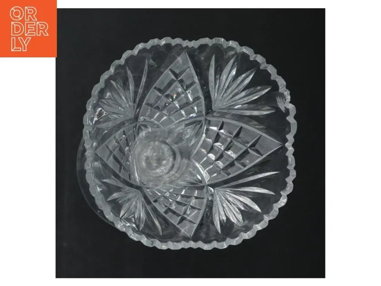 Billede 3 - Krystalglas vase (str. Ø. 13,5 cm. længde, 22 cm)
