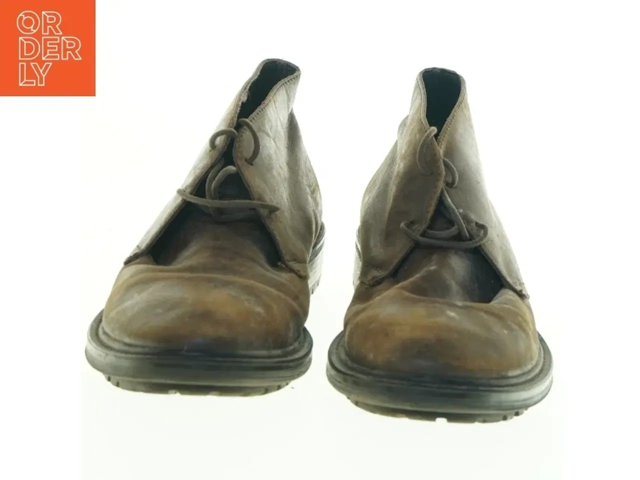 Billede 5 - Brune læderstøvler (str. 41)