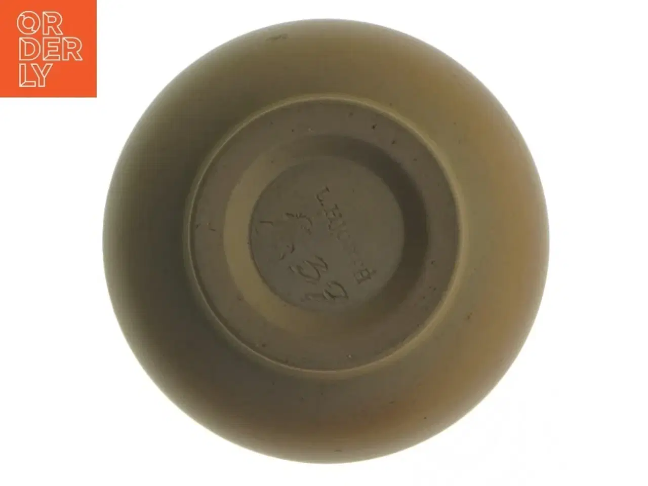 Billede 4 - L. Hjorth skål med fuglemotiv (str. 3x8 cm)