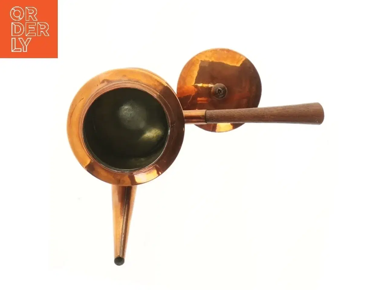 Billede 3 - Kobber vandkande med låg (str. 18 cm)