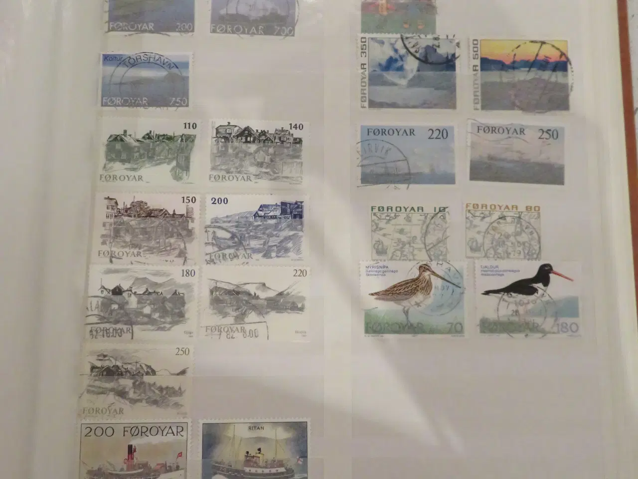 Billede 2 - Færøerne, 114 forskellige frimærker