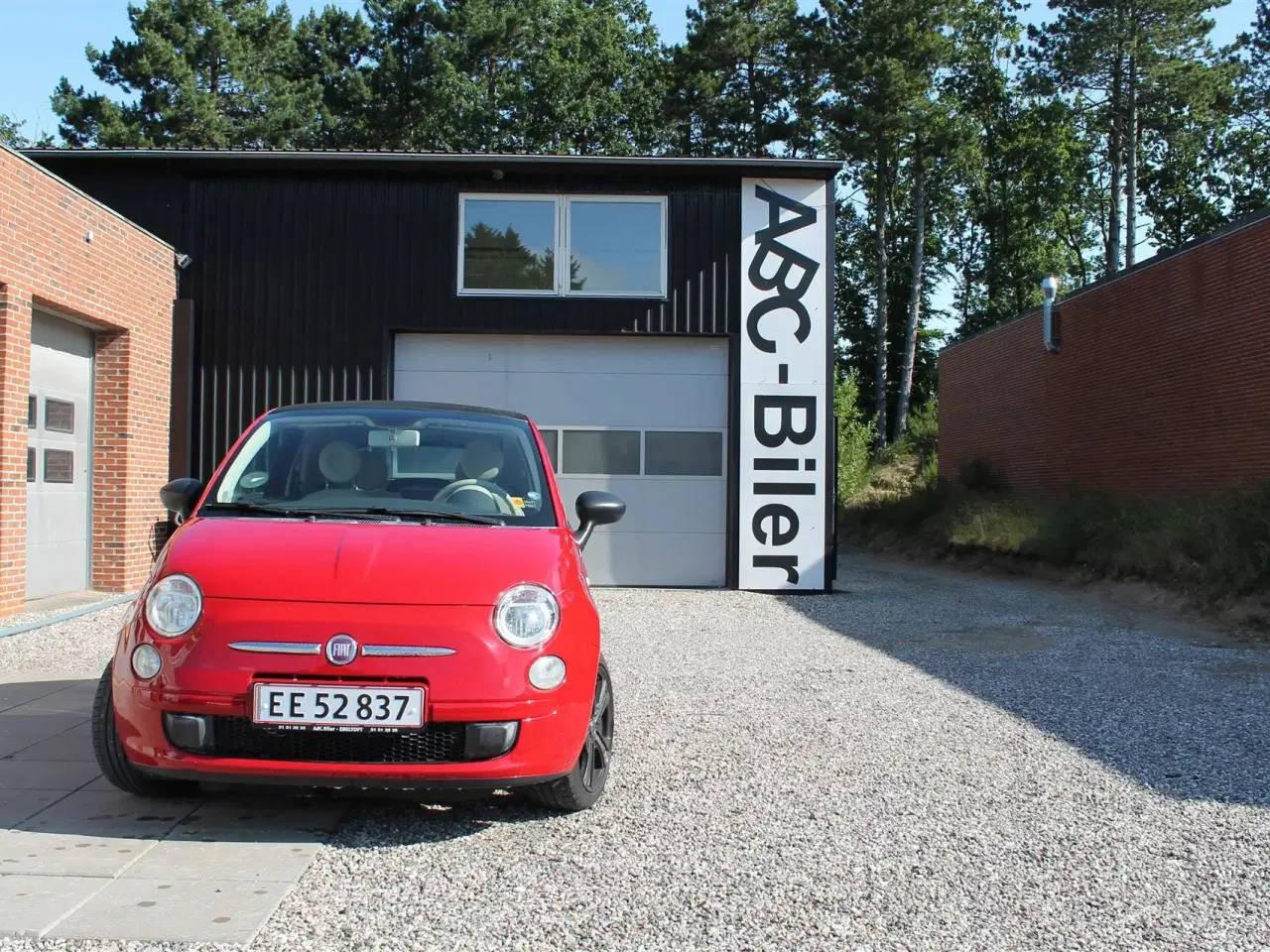 Billede 1 - Fiat 500C 1,2 Lounge 69HK Cabr.