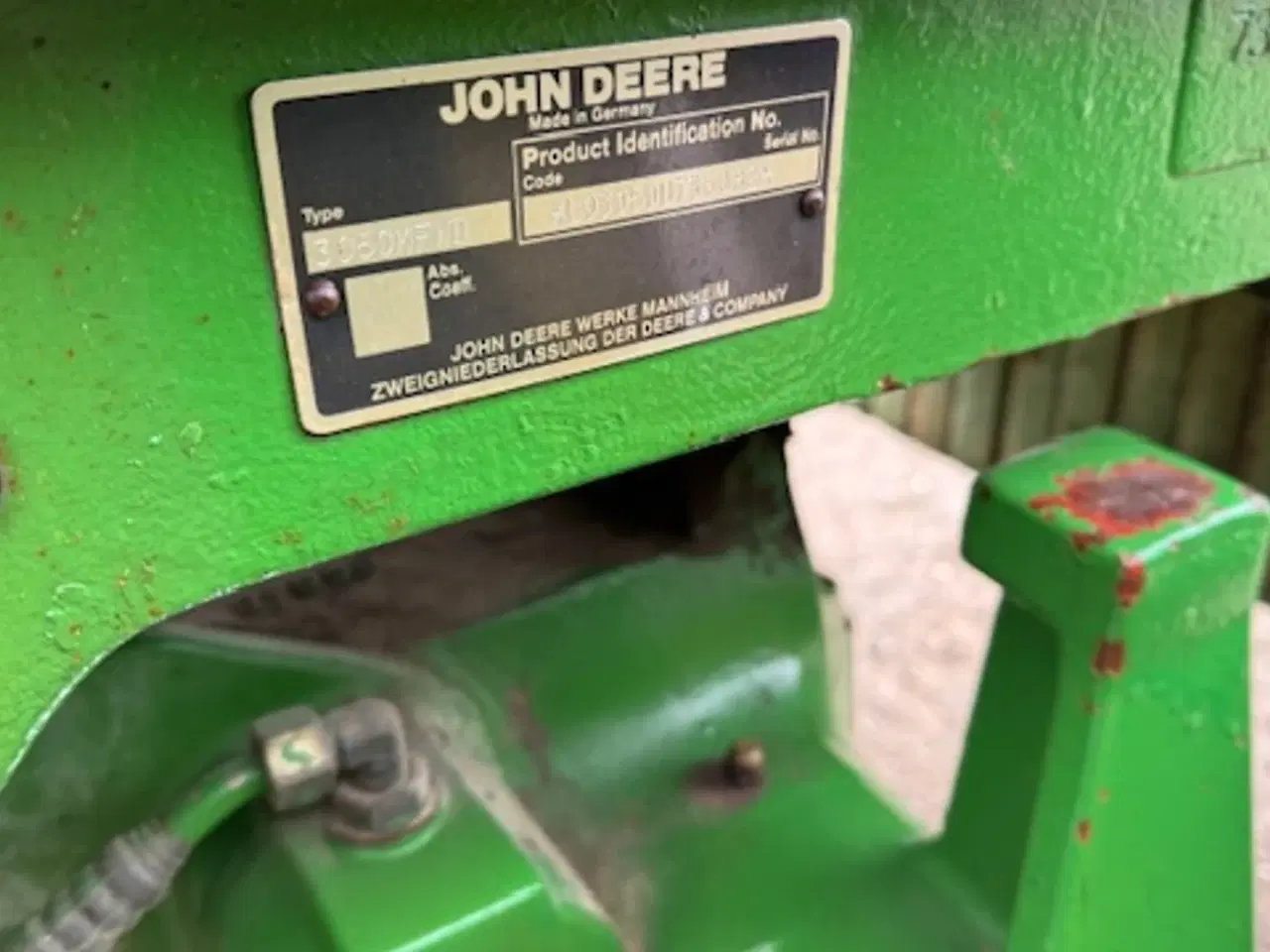 Billede 8 - John Deere 3050 4WD MED FRONTVÆGTE