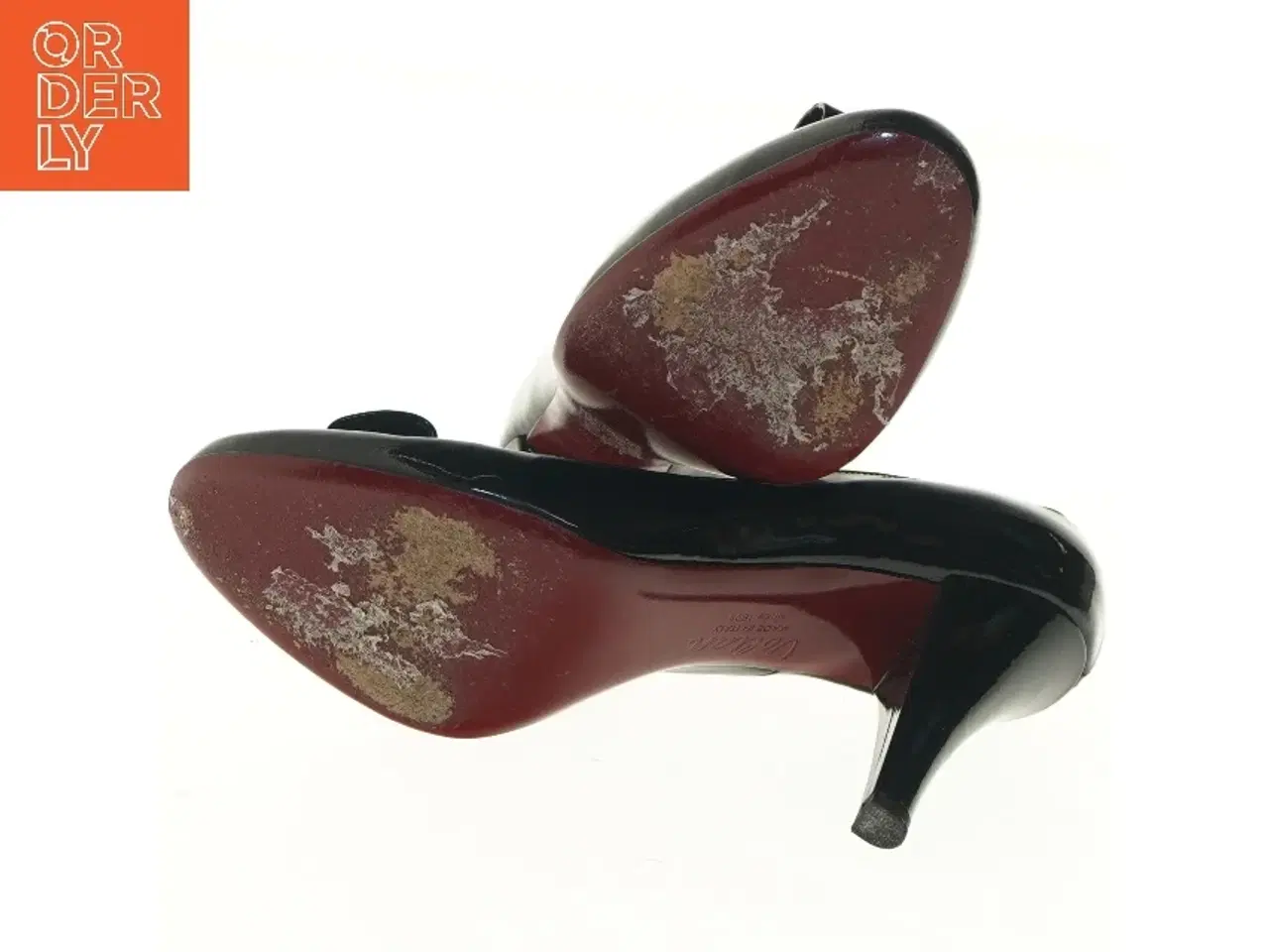 Billede 4 - Sort stilletos med sløjfe (str. 40,5 )