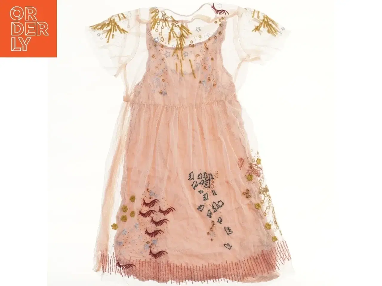 Billede 1 - Broderet børnekjole med tyl fra Zara Girls (str. 128)