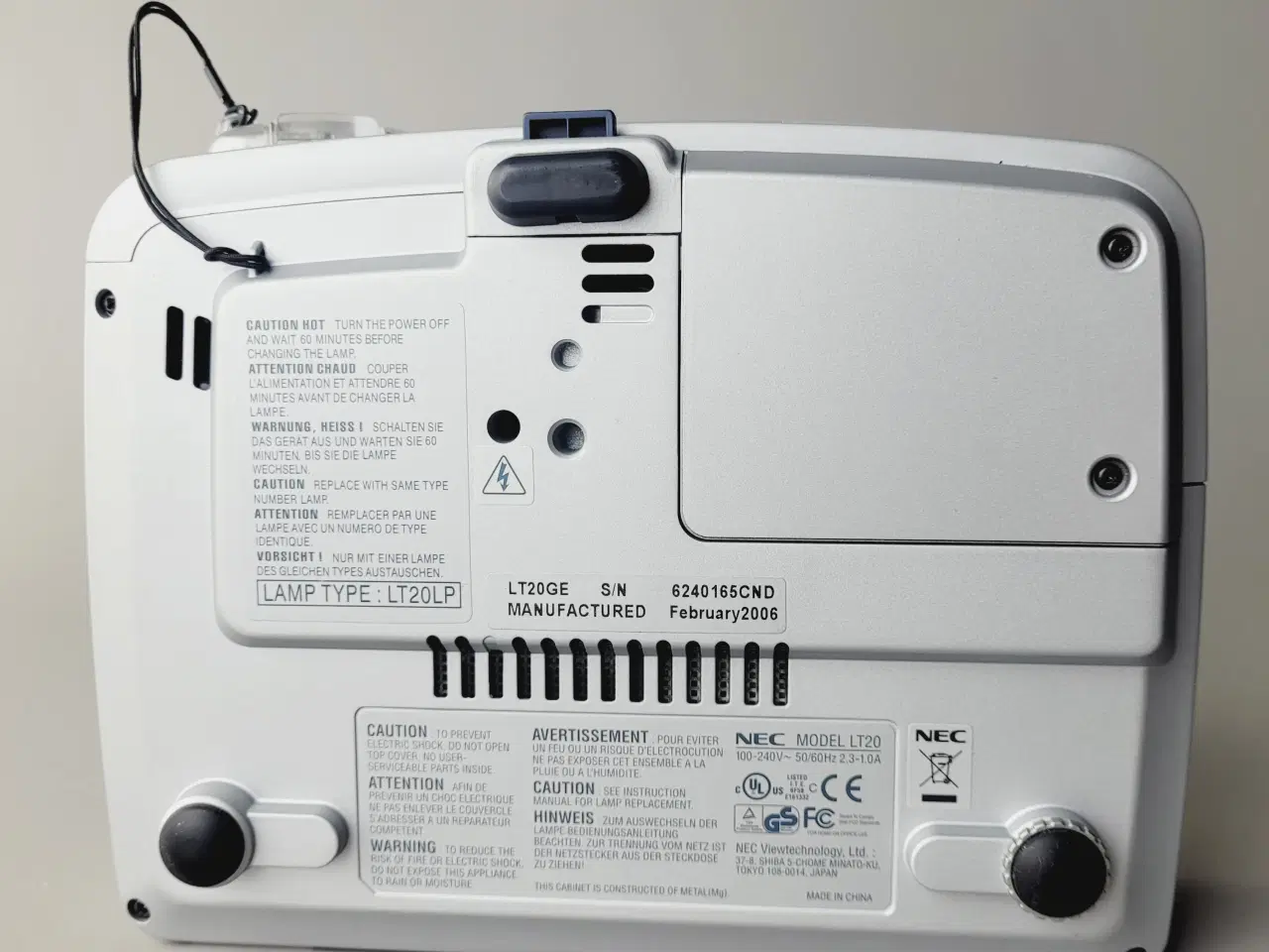 Billede 8 - ⭐️· 📽️ NEC LT20 DLP Projektor - Komplet med Tilbe