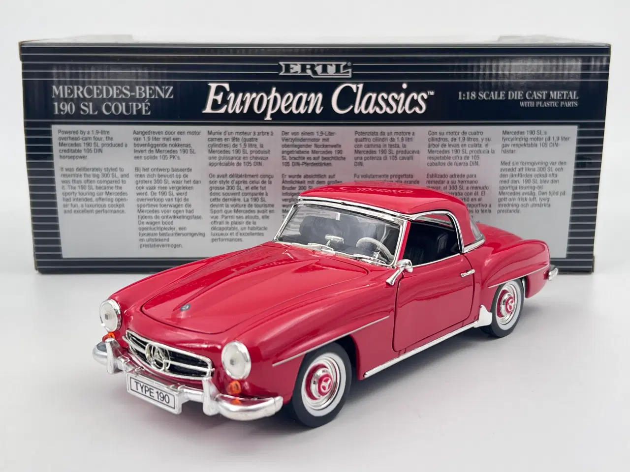 Billede 1 - 1955 Mercedes-Benz 190 SL Coupe 1:18