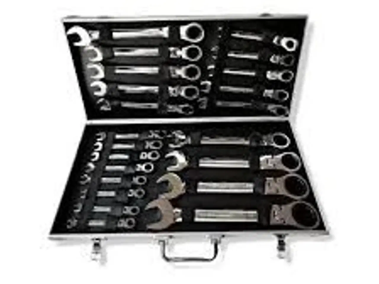 Billede 1 - Widmann Ring/gaffelnøglesæt med flexhoved 23 dele