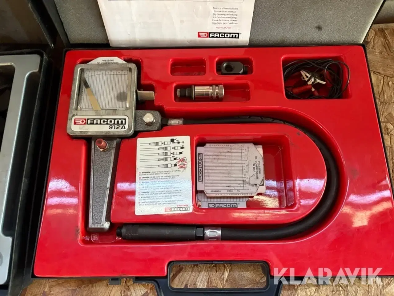 Billede 12 - Køler tætheds tester og kompressions tester Facom 912A