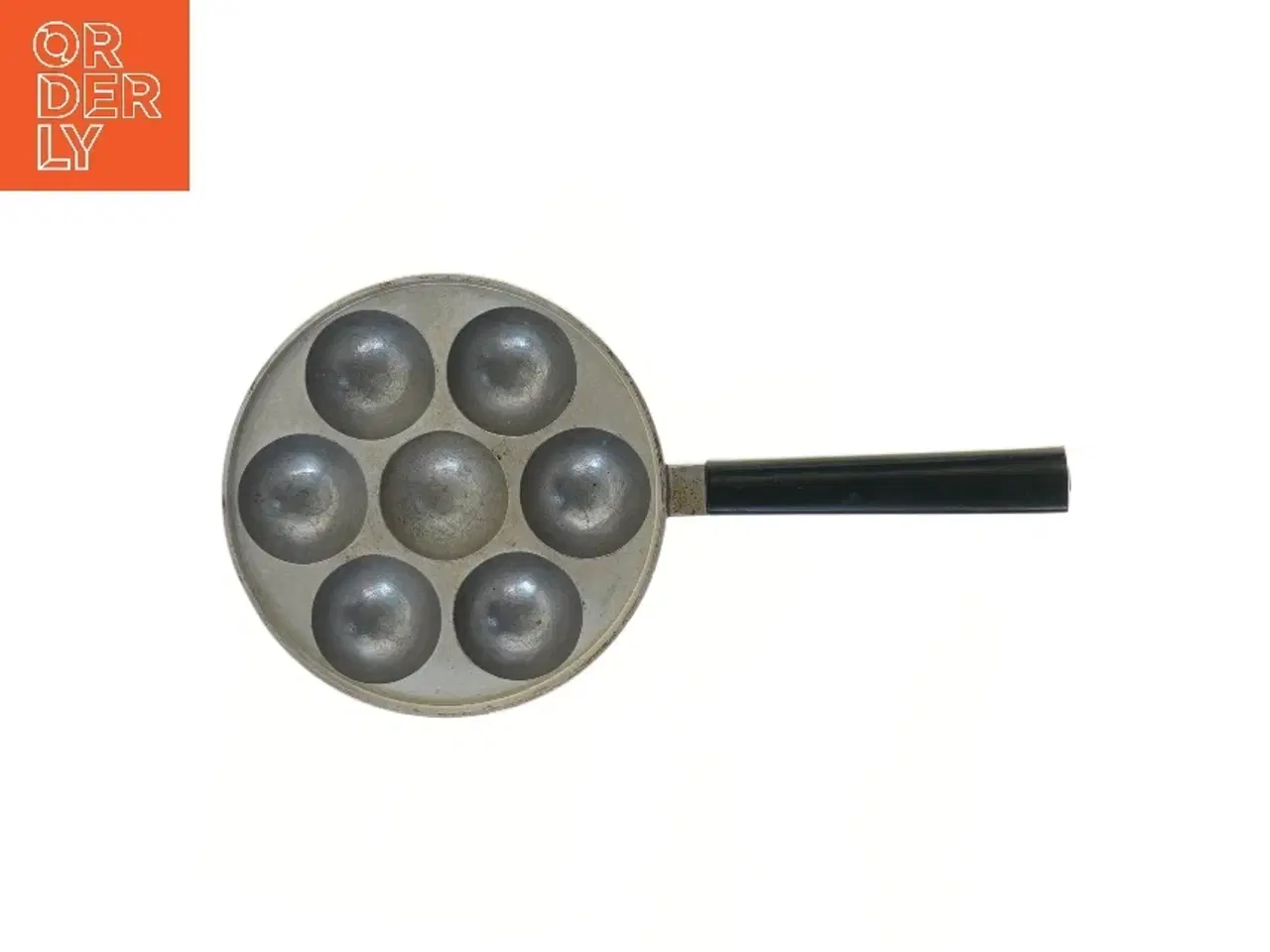 Billede 2 - Æbleskivepande med seks huller (str. Ø 18,5 cm)