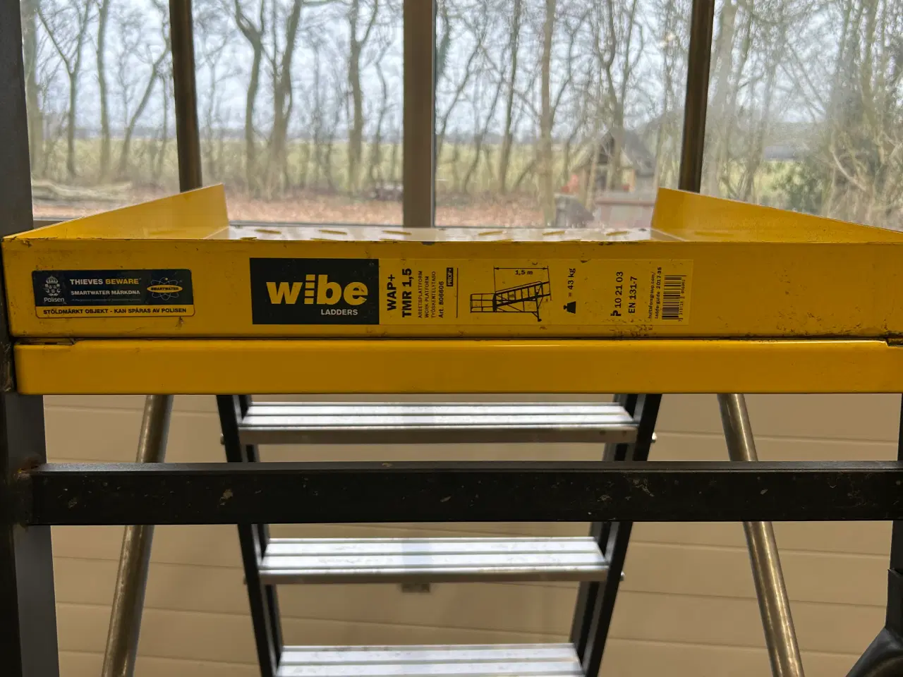 Billede 2 - Arbejdsplatform  ,rulle stillads,stige 