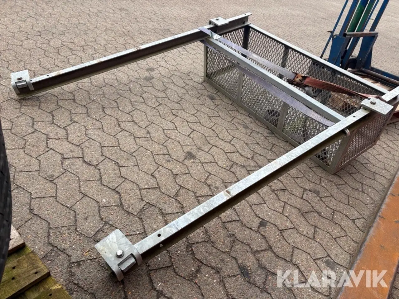 Billede 5 - Opbevaringskurv til under trailer - galvaniseret