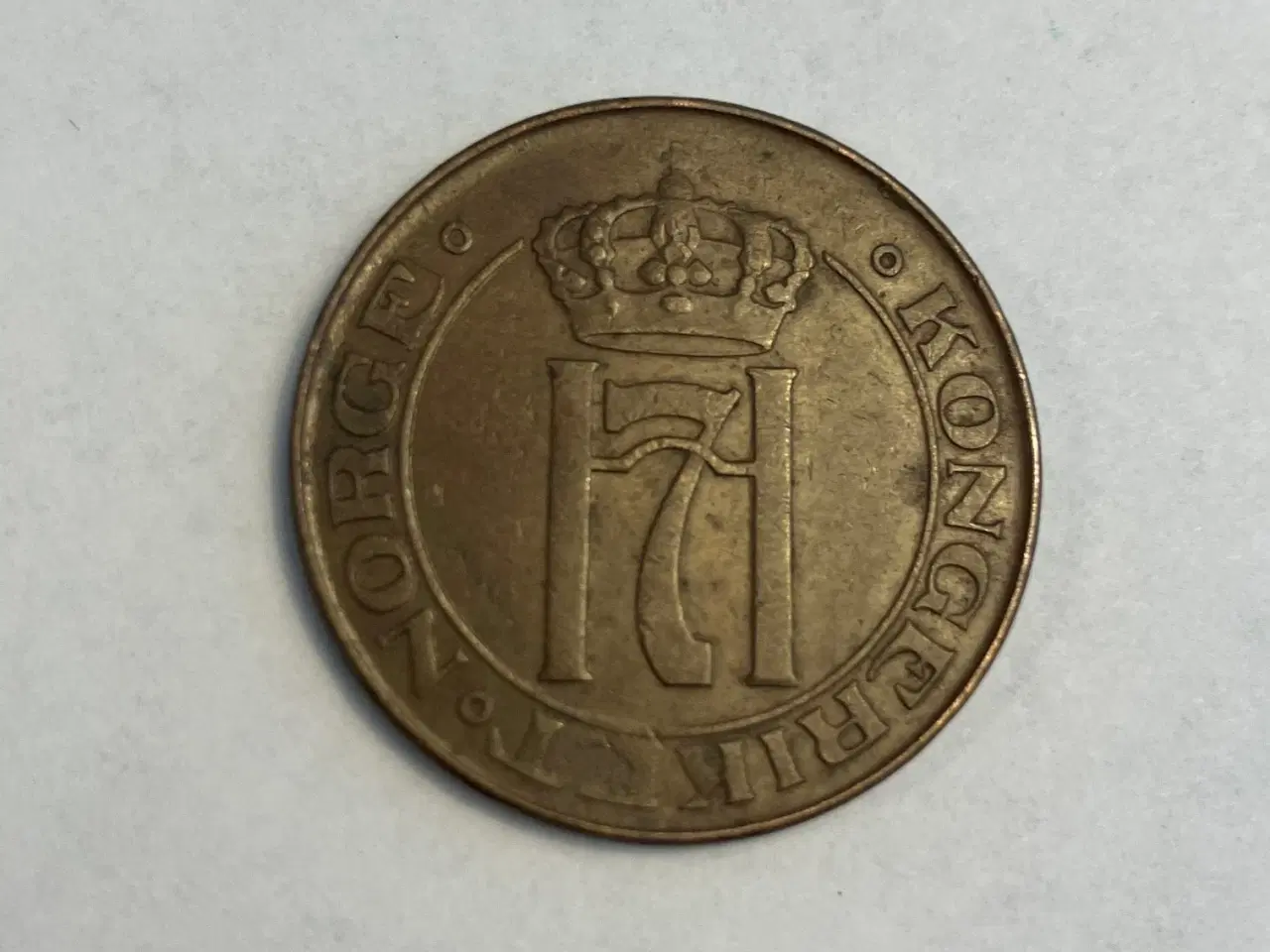 Billede 2 - 5 Øre 1922 Norge