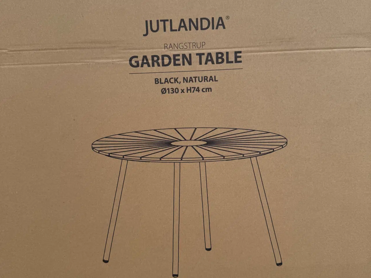 Billede 2 - Havebord Rangstrup ø130