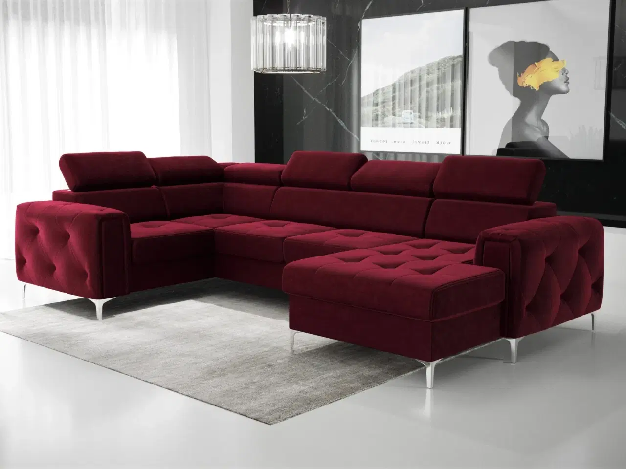 Billede 18 - ORIONIS MAX III HJØRNESOFA MED SOVEFUNKTION 165x320x185 CM