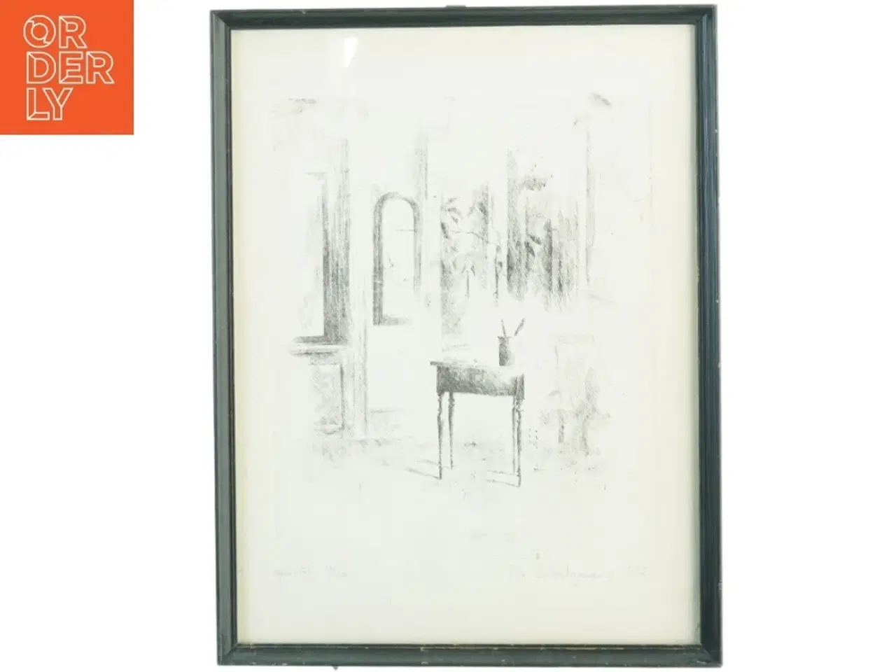 Billede 1 - Pia Schutzmann litografi (str. 42 x 32 cm)