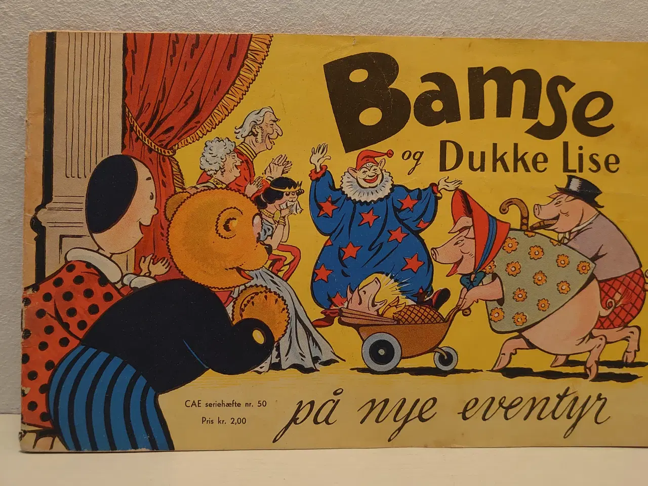Billede 1 - H. Nielsen: Bamse og Dukkelise på nye eventyr.1957