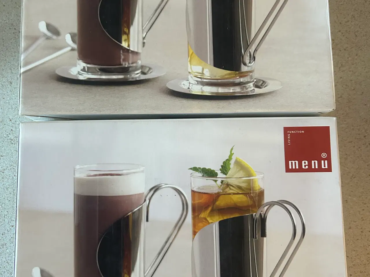 Billede 1 - Menu glas 