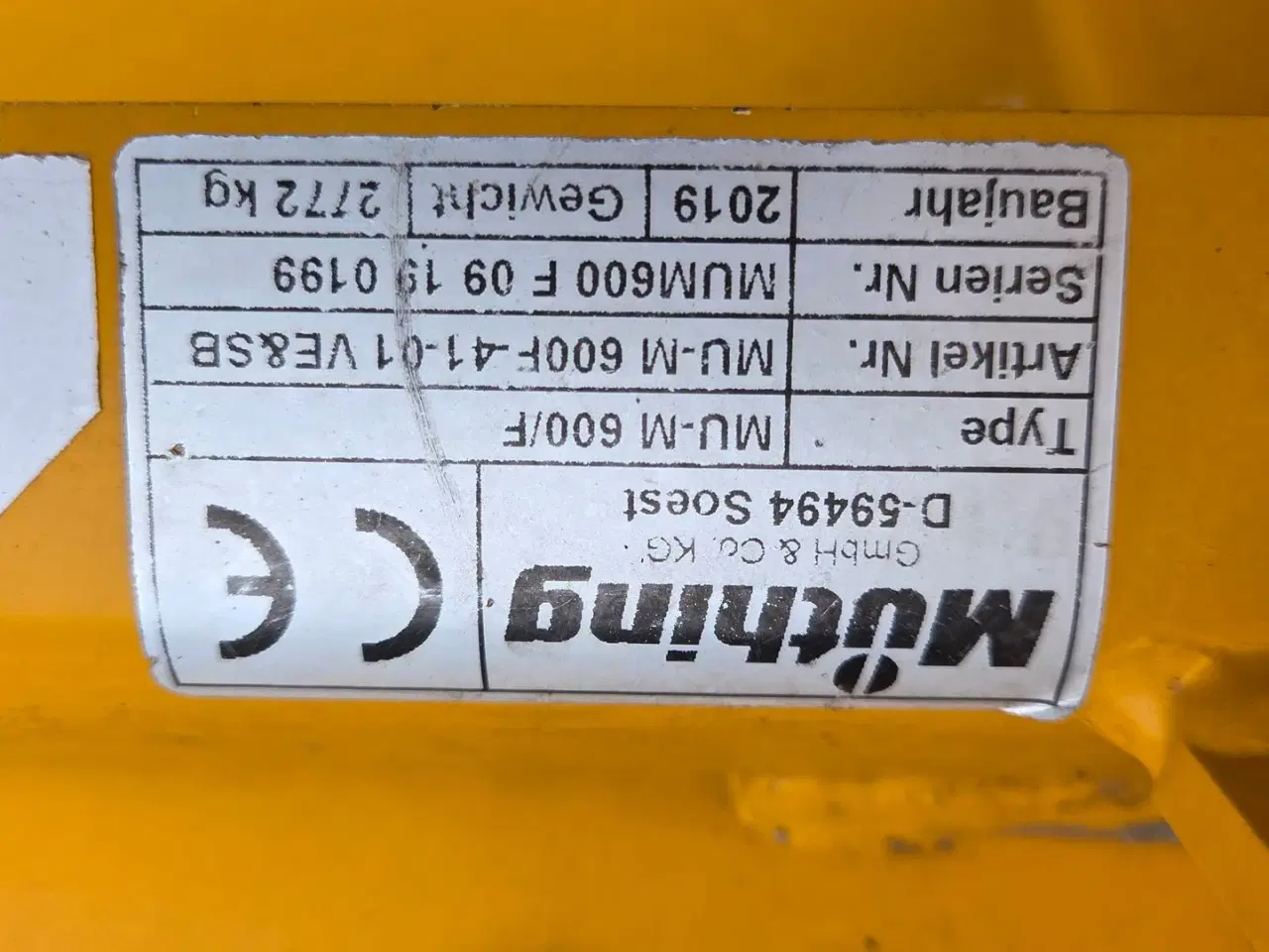 Billede 3 - Müthing MU-M 600F