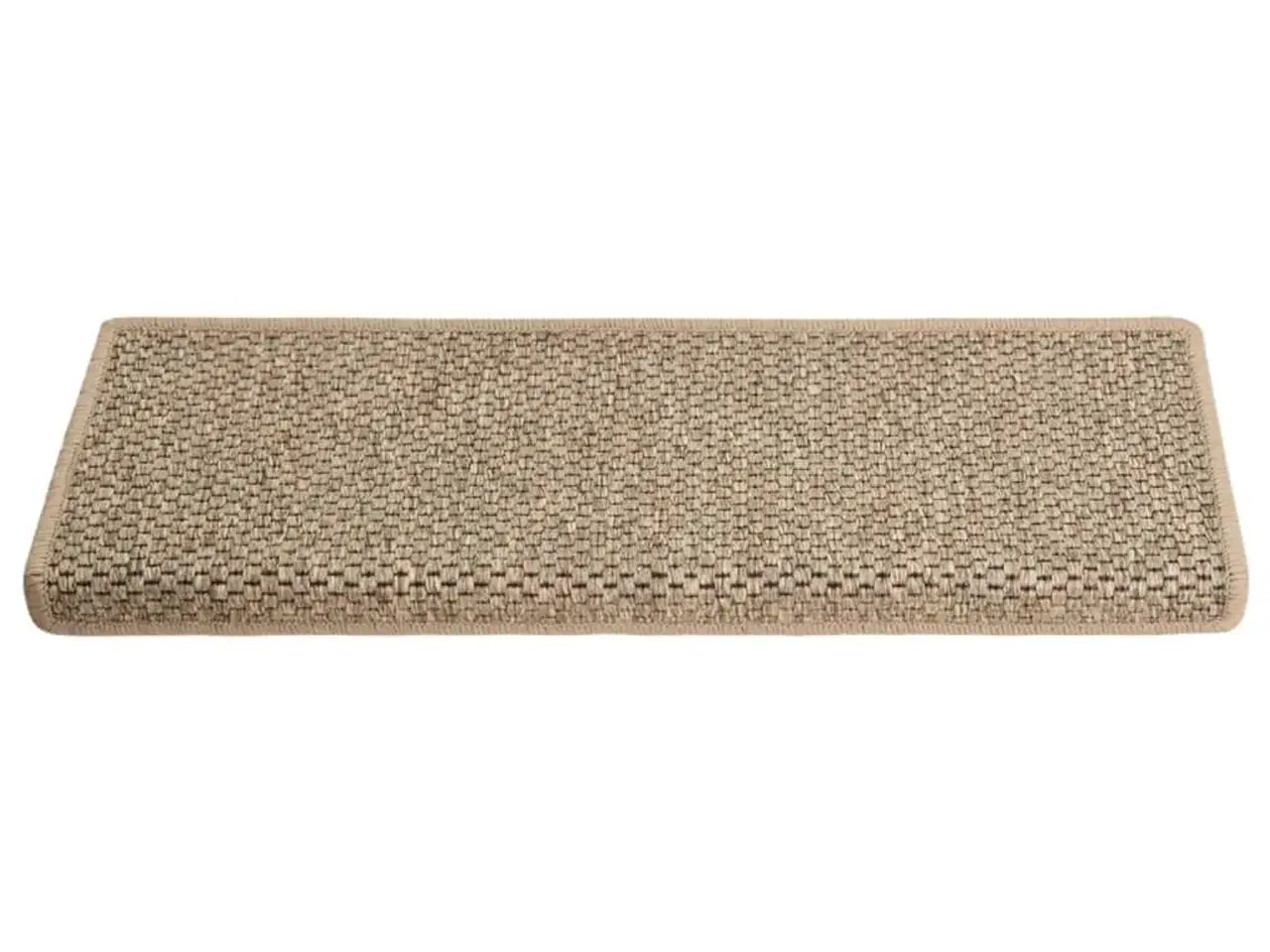 Billede 3 - Selvklæbende trappemåtter 15 stk. 65x21x4 cm sisal-look beige