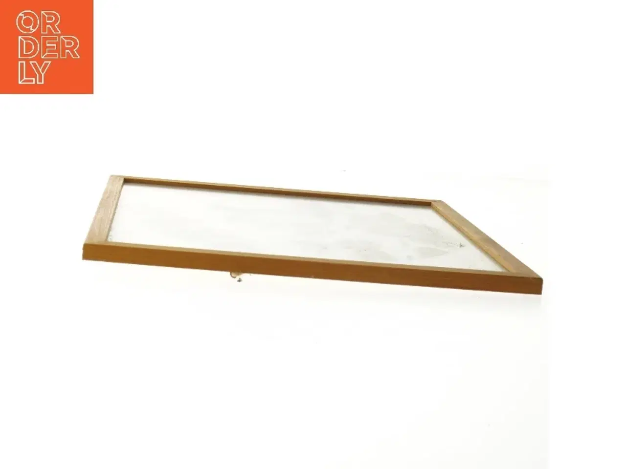 Billede 3 - Broderet billede med svane (str. 27x27 cm)