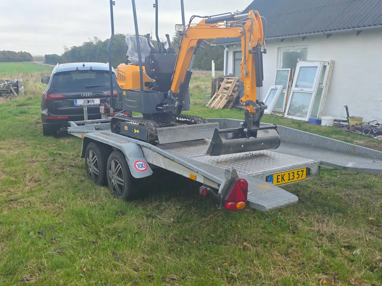 Billede 2 - Udlejeing auto trailer