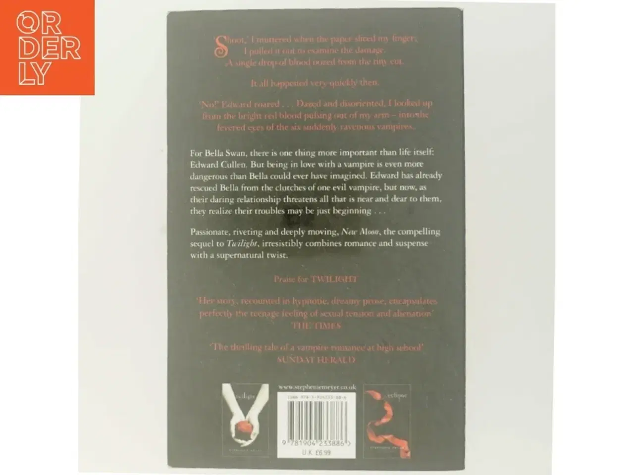 Billede 3 - New Moon by Stephenie Meyer af Stephenie Meyer (Bog)